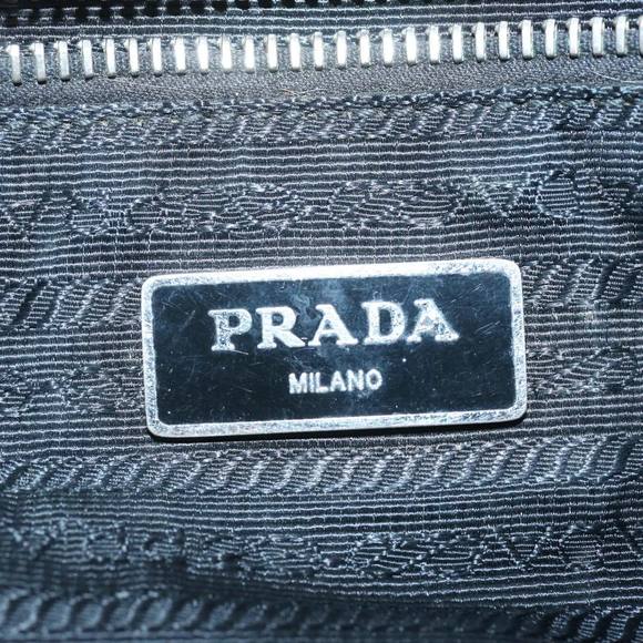 PRADA Tote Bag Nylon Black Auth 66385 - Picture 10 of 16